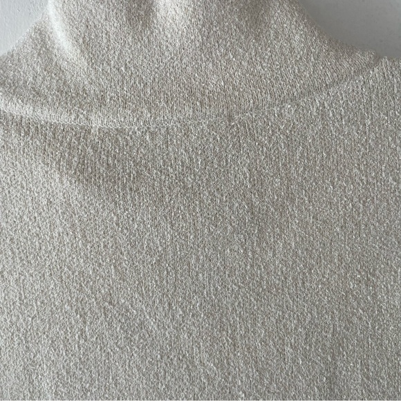 New! Zara Cream Oversized Mock Neck Sweater 37486 - Picture 8 of 10